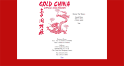Desktop Screenshot of goldchinamiami.com